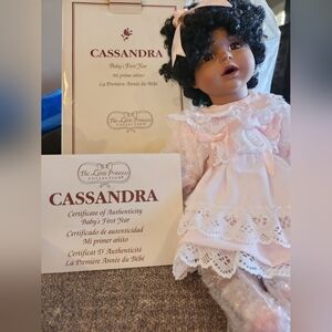 Princess House 1993 Vintage Cassandra Doll, Baby's First Year
